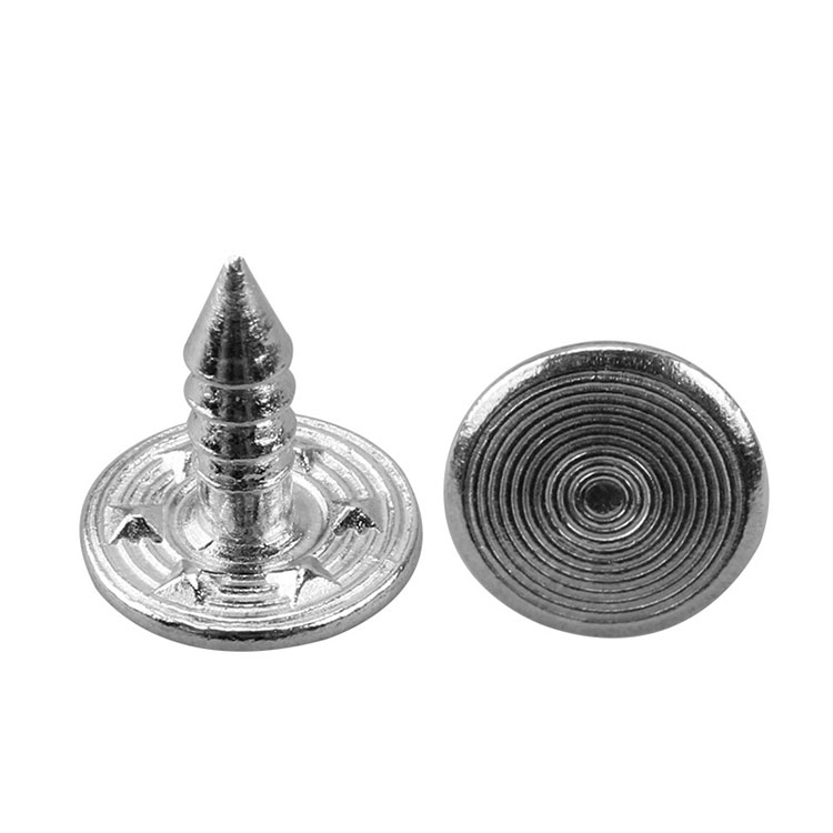 aluminum jeans button nails